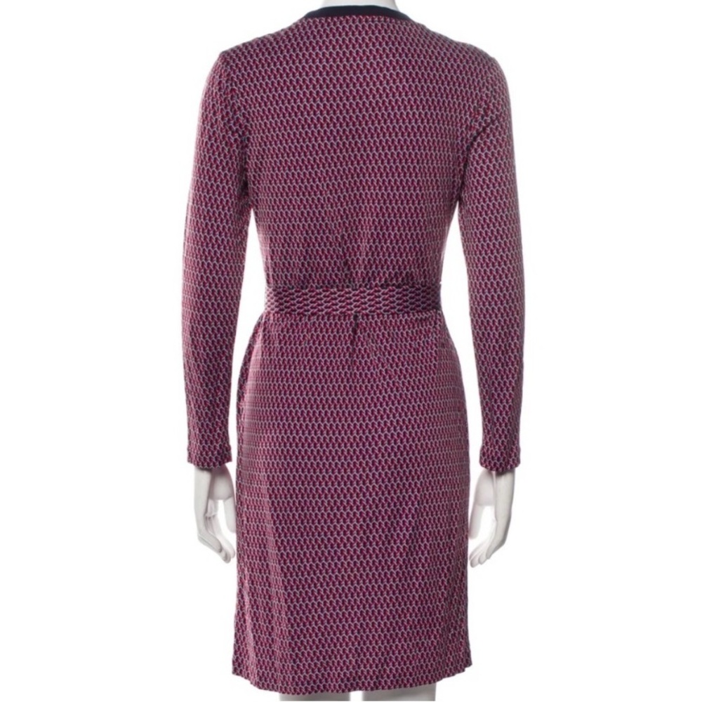 TORY BURCH Musee Dress with Belt Long Sleeve Dress LIKE NEW women’s M - Picture 3 of 10
